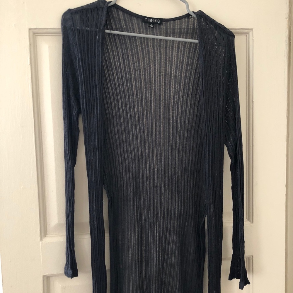 Charcoal grey cardigan